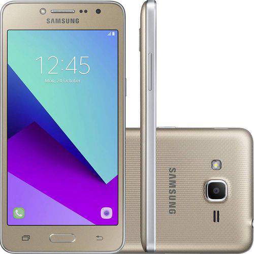 Smartphone Samsung Galaxy J2 Prime TV Tela 5" 16GB 4G Câmera 5MP Dourado - Tim