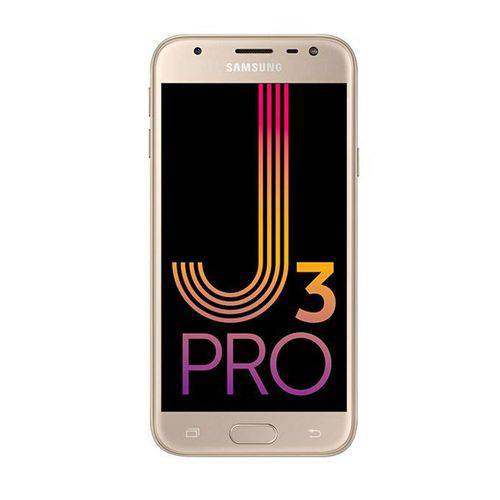 Smartphone Samsung Galaxy J3 Pro Dual Chip Android 7.0 Tela 5 Quad Core 1.4GHz 16GB 4G Câmera Bivolt