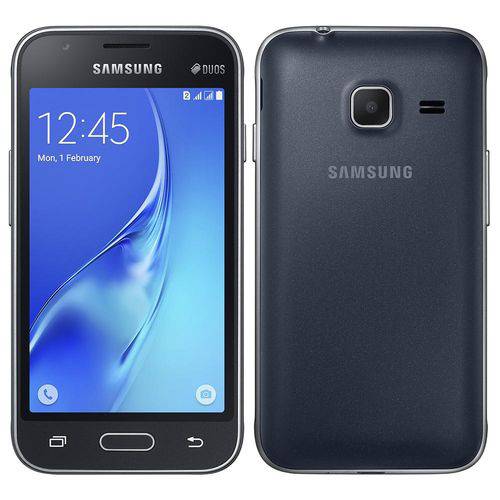 Smartphone Samsung Galaxy J1, 4", 3G, Android 5.1, 5MP, 8GB - Preto