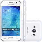Smartphone Samsung Galaxy J1 Ace Duos Dual Chip Desbloqueado Android 4.4 Tela 4.3" 4GB 3G Câmera 5MP- Branco