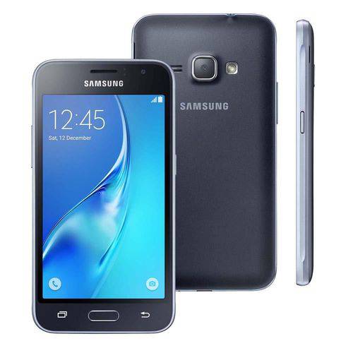 Smartphone Samsung Galaxy J1 Duos J120H, 4.5", 3G, Android 5.1, 5MP, 8GB - Preto