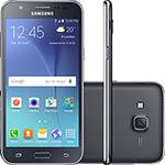 Smartphone Samsung Galaxy J5 Duos Dual Chip Desbloqueado Oi Android 5.1 Tela 5'' 16GB Wi-Fi 4G Câmera 13MP - Preto