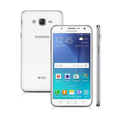 Smartphone Samsung Galaxy J7 Duos com Dual Chip, Tela de 5.5'', 4G, 16 GB, Câmera 13MP + Frontal 5MP