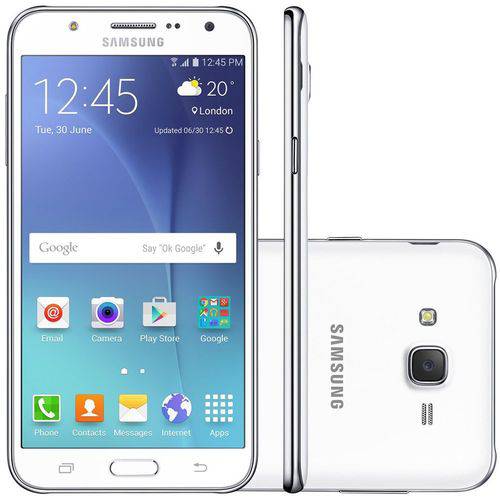 Smartphone Samsung Galaxy J7 SM-J700MZWQZTO 4G 16GB Tela5.5 Android 13MP Dual Chip - Branco