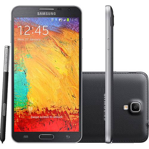 Smartphone Samsung Galaxy Note 3 Neo Duos Dual Chip - Android 4.3 Tela 5.5" Câmera 8MP com Caneta S Pen - Preto