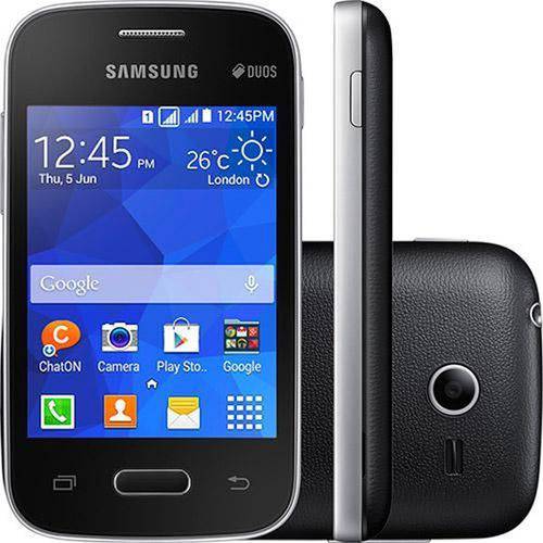 Smartphone Samsung Galaxy Pocket 2 Duos G110b 4gb, Wi-fi, Gps, Camera 2mp, 3g, Android 4.4 Kit-kat -