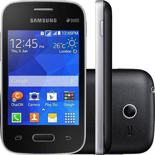 Smartphone Samsung Galaxy Pocket 2 Duos G110b 4gb, Wi-Fi, Gps, Camera 2mp, 3g, Android 4.4 Kit-Kat -