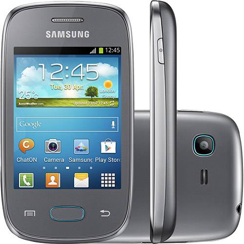Smartphone Samsung Galaxy Pocket Neo S5310 Desbloqueado Android Tela 3"8GB 3G Wi-Fi Câmera 2MP - Prata