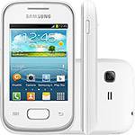 Smartphone Samsung Galaxy Pocket Plus Duos Desbloqueado Tim Branco Android 4.0 Câmera 2MP Memória Interna 3GB Wi Fi GPS
