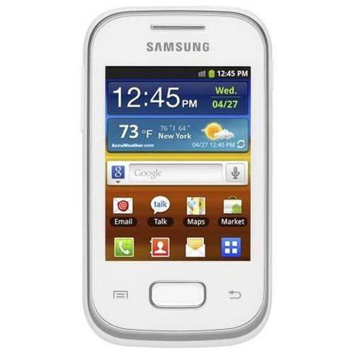 Smartphone Samsung Galaxy Pocket Plus S5301 Branco, Android 4.0, Wi-fi, 3g, Gps, Camera 2mp, Radio F