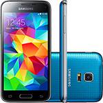 Smartphone Samsung Galaxy S5 Mini Duos Dual Chip Desbloqueado Android 4.4 Tela 4.5" 16GB 3G Wi-Fi Câmera 8MP GPS - Azul