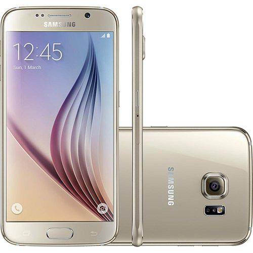Smartphone Samsung Galaxy S6 Desbloqueado Dourado