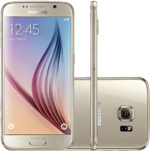 Smartphone Samsung Galaxy S6 G920i Desbloqueado Dourado