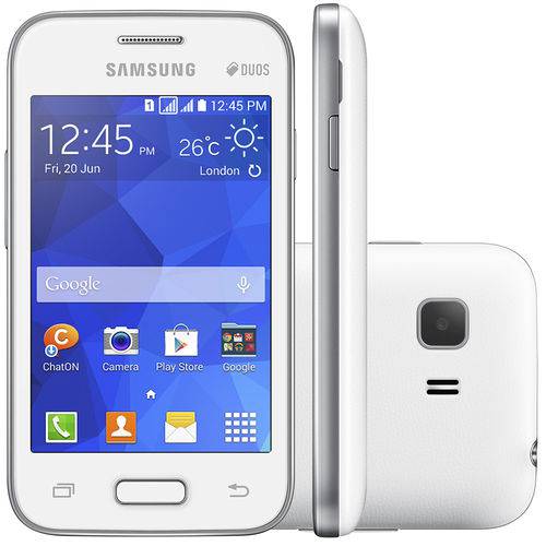 Smartphone Samsung Galaxy Young II Dual, 3G Branco