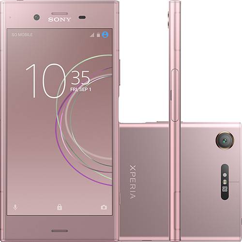 Smartphone Sony G8341 Xperia Xz1 Single Chip Android Tela 5.2" Octa-core 64GB 4G Câmera 13MP - Rosê