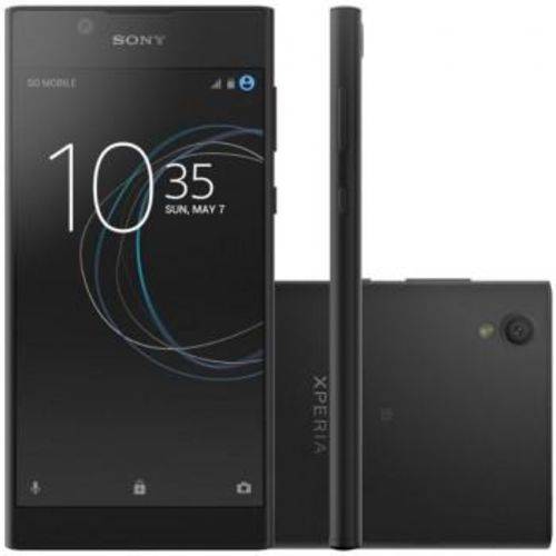 Smartphone Sony Xperia L1 G3313 16GB LTE 1Sim Tela 5.5" Câm.13MP+5MP-Preto