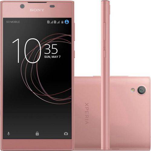 Smartphone Sony Xperia L1 G3313 16GB LTE 1Sim Tela 5.5" Câm.13MP+5MP-Rosa