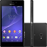 Smartphone Sony Xperia M2 Aqua Desbloqueado Android 4.4 Tela 4.8" 8GB 4G Wi-Fi Câmera 8MP - Preto