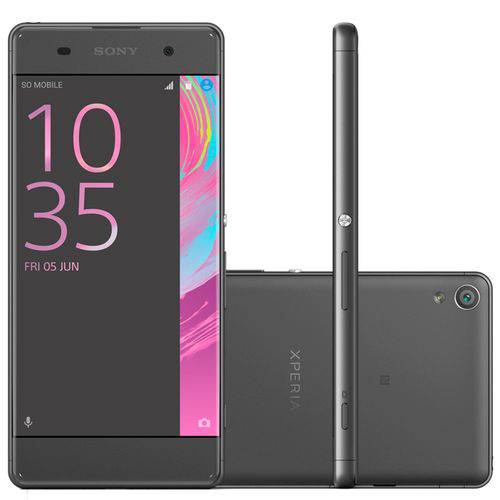 Smartphone Sony Xperia Xa F3115 um Chip Android Tela 5 16gb 4g Câmera 13mp Preto