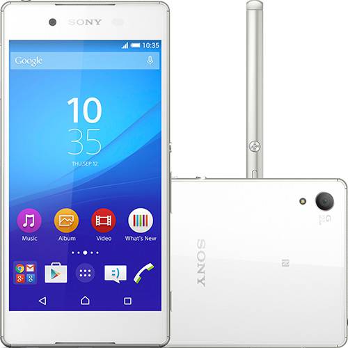 Smartphone Sony Xperia Z3+ Dual Dual Chip Desbloqueado Android 5.0 5.2" 32GB 4G 20.7MP - Branco