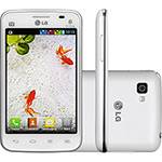 Smartphone Tri Chip LG Optimus L4 II Desbloqueado Branco Android 3G Wi-Fi Câmera Memória Interna 4GB TV Digital