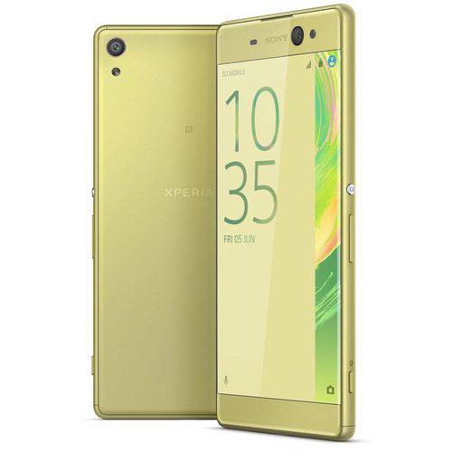 Smartphone Xperia Xa Ultra Sony 16gb Tela 6 Polegadas 4g F3213 Lime Gold