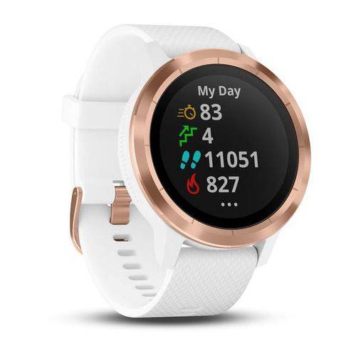 Smartwatch Monitor Cardiaco GPS Garmin Vivoactive 3 Rose