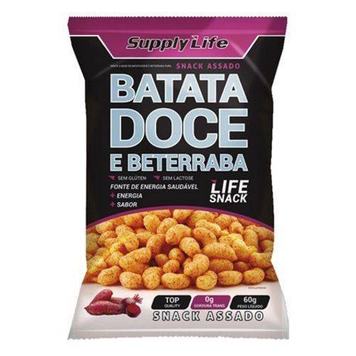 Snack Batata Doce/beterraba S/ Glúten/lactose 60g Supply Life