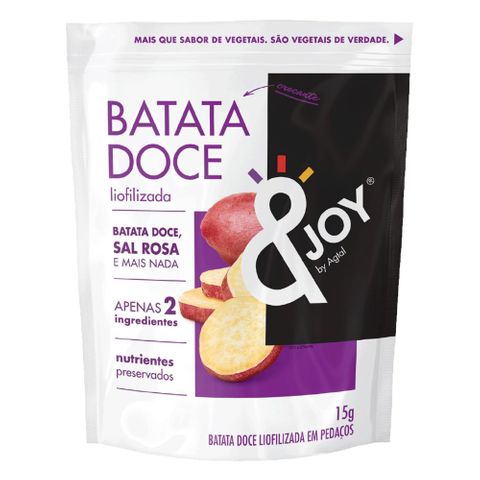 Snack Batata Doce Liofilizada 15g - Agtal &Joy