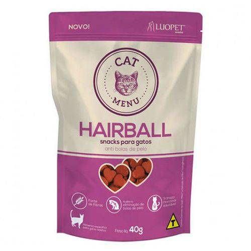 Snack Cat Menu Hairball 40g
