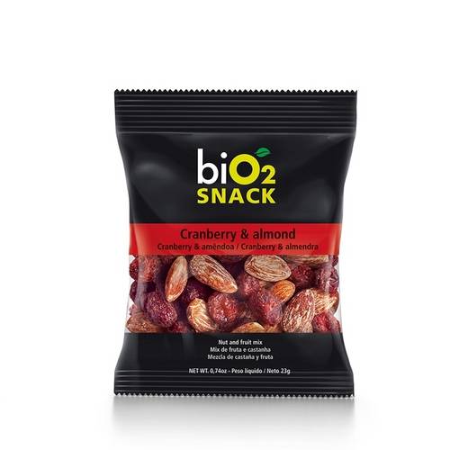 Snack Cranberry e Amêndoa com 1 Unidade Bio2