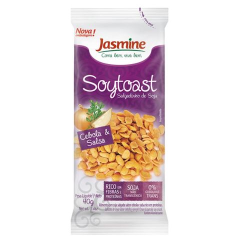 Snack de Soja Soytoast Cebola e Salsa 40g - Jasmine