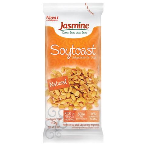 Snack de Soja Soytoast Natural 40g - Jasmine
