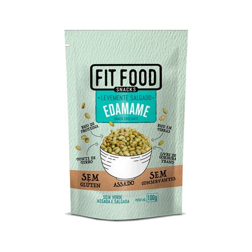 Snack Edamame Levemente Salgado - Fit Food - 100g