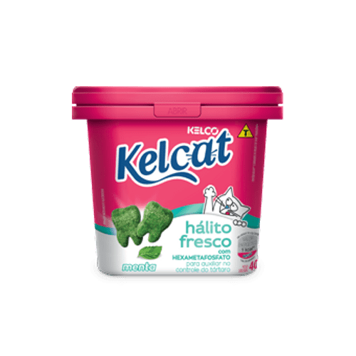 Snack Kelco Kelcat Menta para Gatos 40g