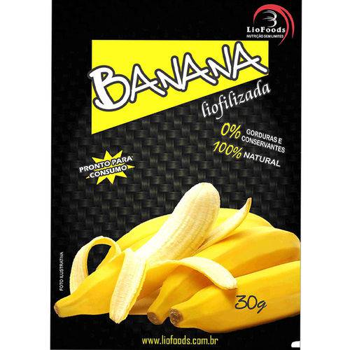 Snack Liofilizado Liofoods Banana em Pedaços 1 Porção