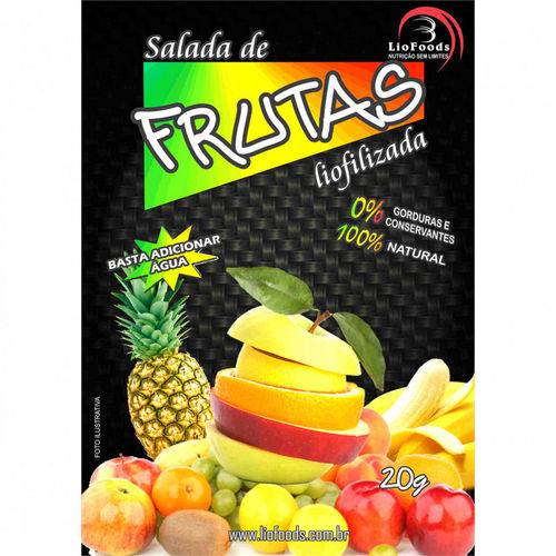 Snack Liofoods Sabor Salada de Frutas (banana, Maca e Abacaxi) 25g