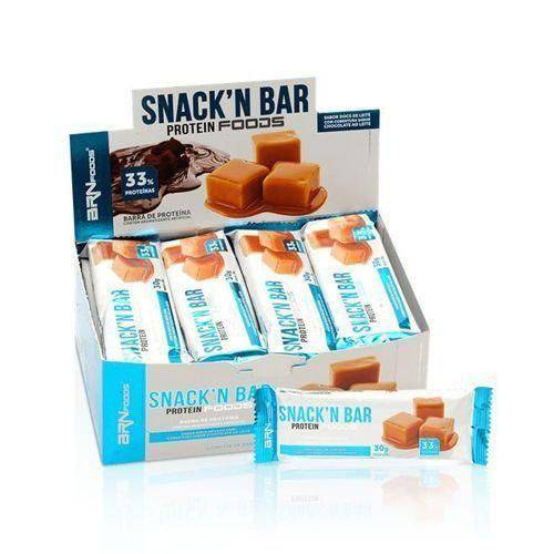 Snack´n Bar Protein - 24 Unidades Frutas Vermelhas C/ Cobertura de Chocolate Branco - BRN Foods