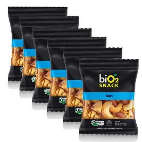 Snack Nuts com 6 Unidades Bio2