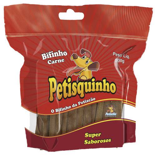 Snack Petisquinho para Cães Palito Fino Sabor Carne - 500g