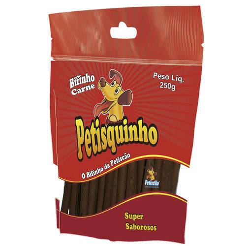 Snack Petisquinho para Cães Palito Fino Sabor Carne - 250g