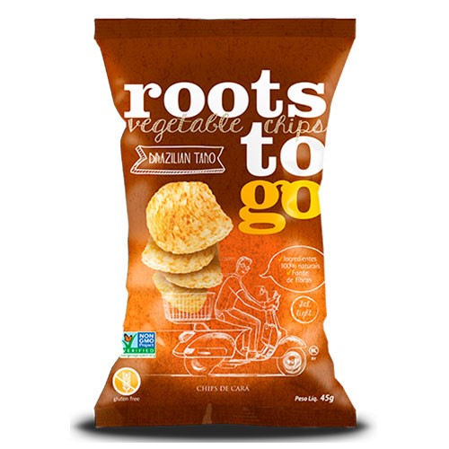 Snack Salgado Roots To Go Batata Doce Vegana 45gr