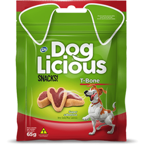 Snacks Total Alimentos DogLicious TBone para Cães 65g