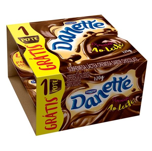 Sobremesa Danette 720g Leve Mais Pague Menos Chocolate