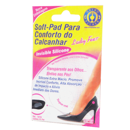 Soft-Pad para Conforto no Calcanhar Lady Feet 1018 Ortho Pauher