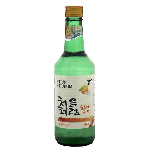 Soju Bebida Coreana Chum Churum Citron - Lotte 360ml