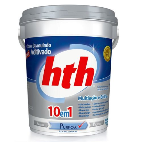 Solução Hth Cloro Aditivado Mineral Brilliance 10 em 1 2,5kg