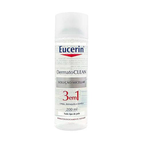 Solução Micelar Eucerin Dermatoclean 3 em 1 200ml