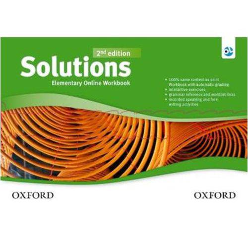 Solutions: Elementary - Online Workbook Card With Access Code - 2ª Ed.