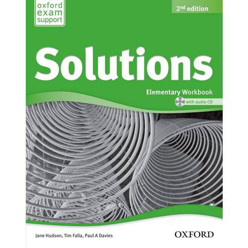Solutions Elementary - Workbook With Audio Cd - Second Edition - Oxford University Press - Elt